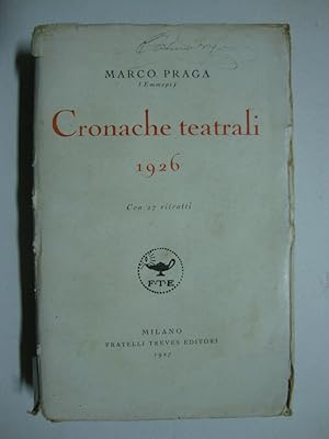 Cronache teatrali - 1926