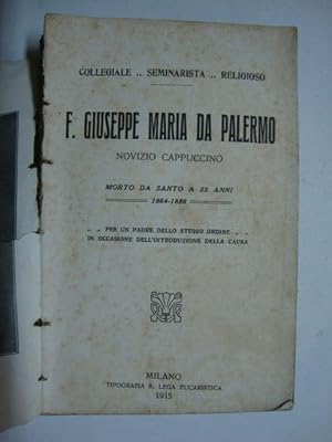 F. Giuseppe Maria da Palermo (Novizio cappuccino)