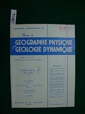 Geographie physique et de geologie dynamique - (Centre national de la recherche scientifique)(per...