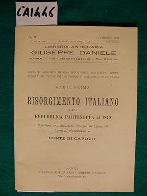 Libreria Antiquaria Giuseppe Daniele - Recente acquisto di una importante biblioteca appartenente...