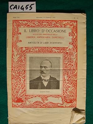 Libreria Antiquaria Zanichelli - Bollettino Bimestrale (1933)