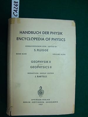 Handbuch der physik - Encyclopedia of physics - (Geophisik II - Geophysics II)