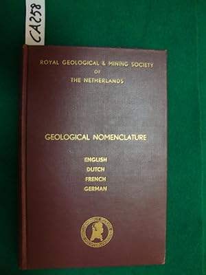Geological Nomenclature (English - Dutch - French - German)