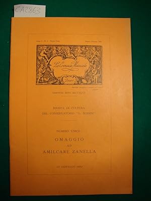 La Cronaca Musicale - Rivista di cultura del conservatorio - G. Rossini - - Numero unico : Omaggi...
