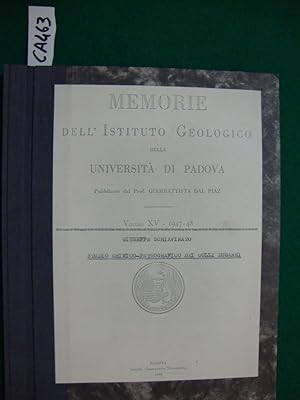 Memorie dell'Istituto Geologico della Università di Padova - Studio chimico-petrografico del coll...