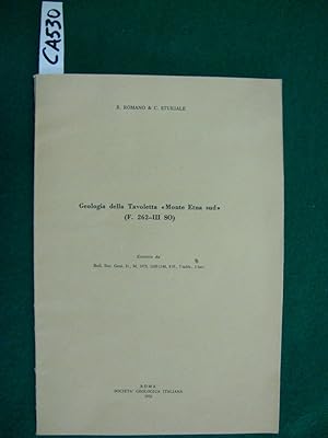 Geologia della Tavoletta - Monte Etna sud - (F. 262 - III SO)