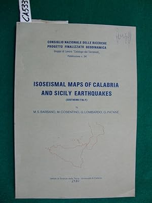 Isoseismal maps of Calabria and Sicily Earthquakes (Southern Italy)