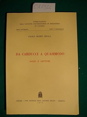 Da Carducci a Quasimodo - Saggi e letture