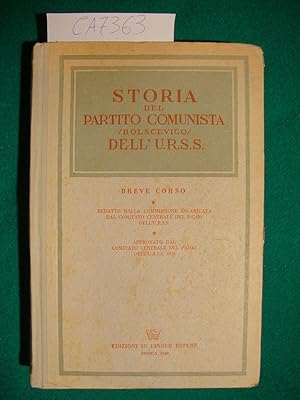 Storia del Partito Comunista/Bolscevico dell'U.R.S.S. - Breve corso (Proletari di tutti i Paesi, ...