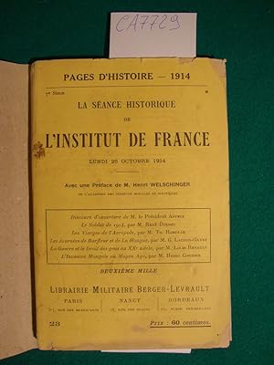 La séance historique de l'institut de France (Lundi 26 Octobre 1914)