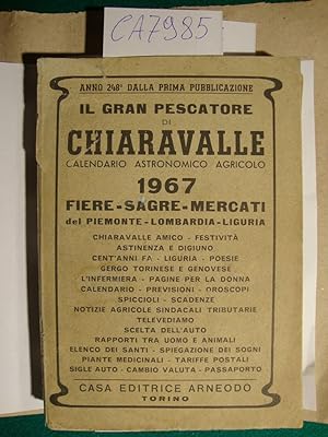 Il gran pescatore di Chiaravalle - Calendario astronomico agricolo - 1967 - Fiere - Sagre - Merca...