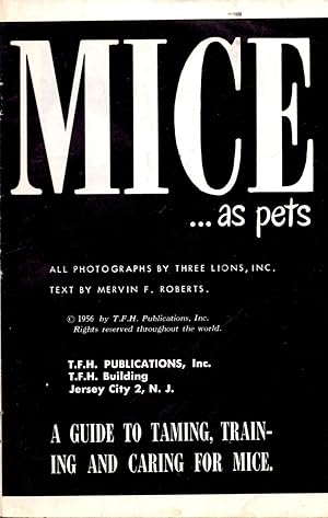 Mice . As Pets