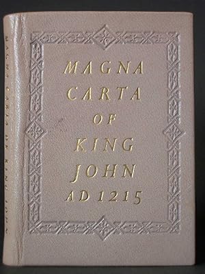 Magna Carta of King John AD 1215