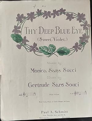 Thy Deep Blue Eye (Sweet Violet) (song)