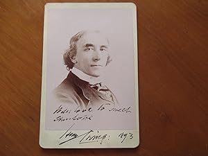 Original Photograph Of Actor Henry Irving, Inscribed, 1893