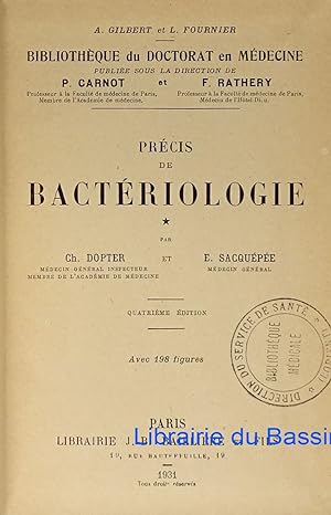 Précis de bactériologie