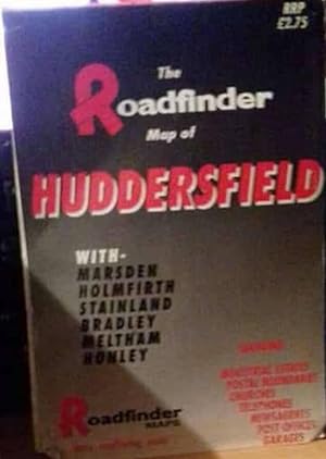 Roadfinder Map of Huddersfield