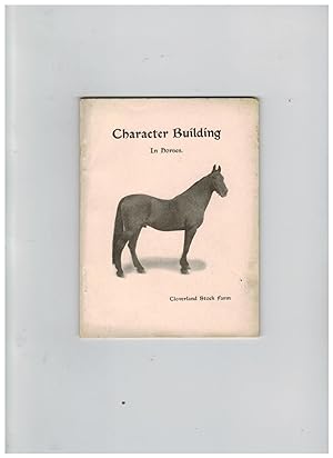 CHARACTER BUILDING, OR WHAT I KNOW ABOUT BREAKING AND TRAINING COLTS AND HORSES