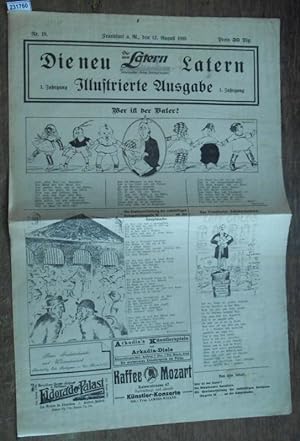 Die neu Latern. Jahrgang 1, Nr.19. Herausgeber: Heinz Zimmermann. Illustrierte Ausgabe.