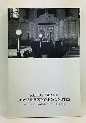 Rhode Island Jewish Historical Notes, Volume 12, Number 2 (November 1996)
