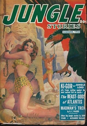 JUNGLE Stories: Summer (May-July) 1950 ("The Beast-Gods of Atlantis")