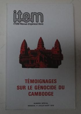 Revue dopinion libre. Témoignage sur le Génocide du Cambodge