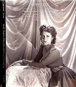 The Jewels And Objects Of Vertu Of The Honorable Clare Boothe Luce: Sotheby's April 19, 1988