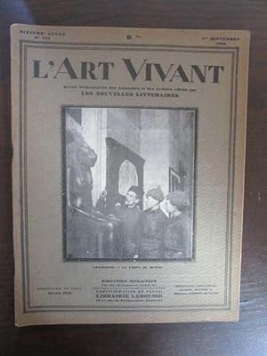 L Art Vivant. 1 Septembre 1930. Revue Bi-mensuelle. Les Nouvelles Litteraires. - Leningrad - La V...