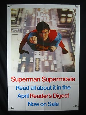 SUPERMAN-1978-POSTER-CHRISTOPHER REEVE-RARE PROMO VF