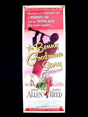 BENNY GOODMAN STORY-STEVE ALLEN/DONNA REED-1956-INSERT VF/NM