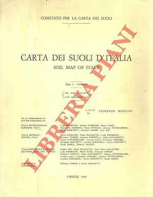 Carta dei suoli d'Italia. Soil map of Italy. UNITO A: Breve commento alla carta dei suoli d'Itali...