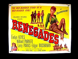 RENEGADES-EVELYN KEYES-1946-WESTERN-HALF SHEET FN