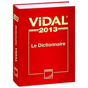 Vidal 2013, le dictionnaire