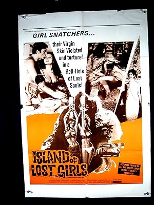 ISLAND OF LOST GIRLS-1969-POSTER-TONY KENDALL-CRIME G