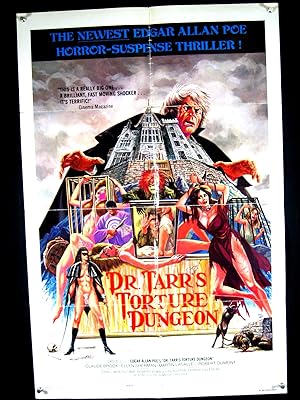 DR. TARR'S TORTURE DUNGEON-1982-POSTER-CLAUDE BROOK VG/FN