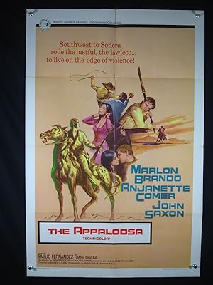 APPALOOSA-1966-POSTER-MARLON BRANDO-WESTERN G/VG