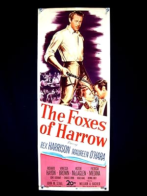 THE FOXES OF HARROW-MAUREEN O'HARA-1947-INSERT VG