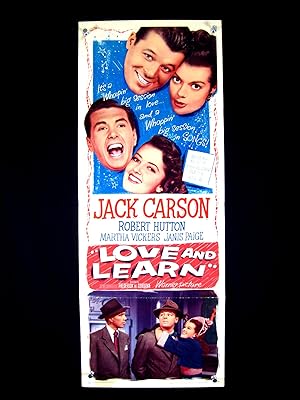 LOVE AND LEARN-JACK CARSON-1948-INSERT FN