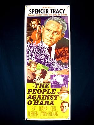 PEOPLE AGAINST O'HARA-SPENCER TRACY-1951-ORIG-INSERT FN