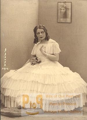 Actress Paule Dagreve Brussels old Polak Photo 1932