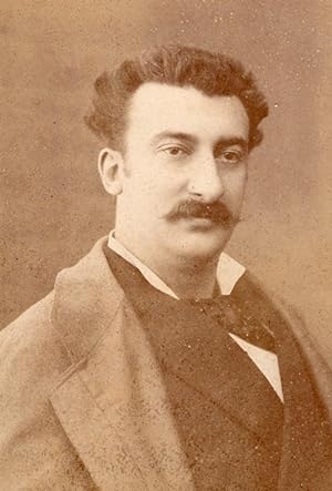 Opera Tenor Fernand Desnoyé hand signed Old Photo 1880