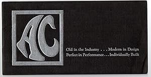 A.C. (Acedes) Cars Ltd. catalogue and price list