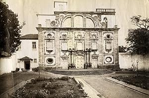 Portugal Azores Sao Miguel Ponta Delgada School Church Old Photo Raposo 1890