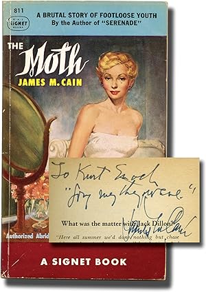 The Moth (First Edition in paperback, inscribed to Signet Books founder Kurt Enoch)