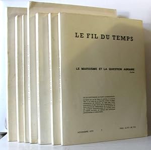 Le fil du temps 7 numéros (1967-1970) voir descriptif complet).: la nation et l'état belge n°1 de...