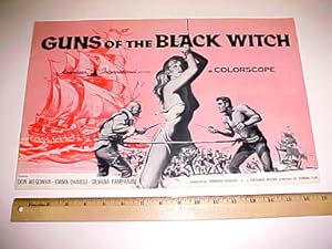 GUNS OF THE BLACK WITCH-PRESSBOOK-SPICY ART VG