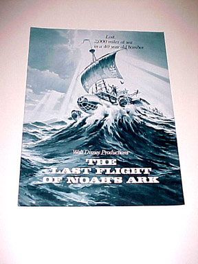 LAST FLIGHT OF NOAH'S ARK-COOL PRESSBOOK-RARE VG