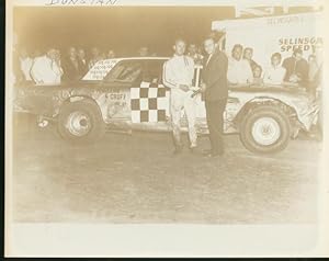 RONNIE DUNSTAN WINNER-RACE CAR-1966 PHOTO