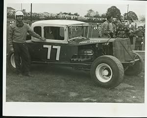 BOB GOODLING #77-MODIFIED RACE CAR-1960'S-8X10 PHOTO