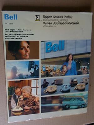 Bell. Bottin (annuaire) téléphonique pages blanches et jaunes Upper Ottawa Valley and surrounding...